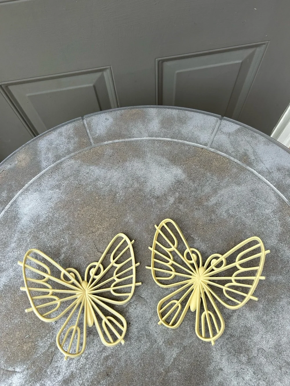 Vintage Home Interior Butterfly Wall Decor Set of 2